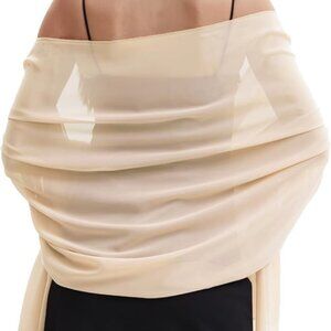 Shawls and Wraps for Evening Dresses Women Elegant Soft Scarf Bridal Scarve Wedd